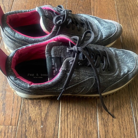 Gray Rag and Bone Sneakers 9.5 - Picture 6 of 7